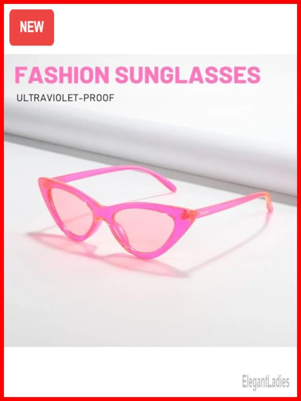 Cat Eye Sunglasses for Women Men Candy Color Small Frame Trendy 6581